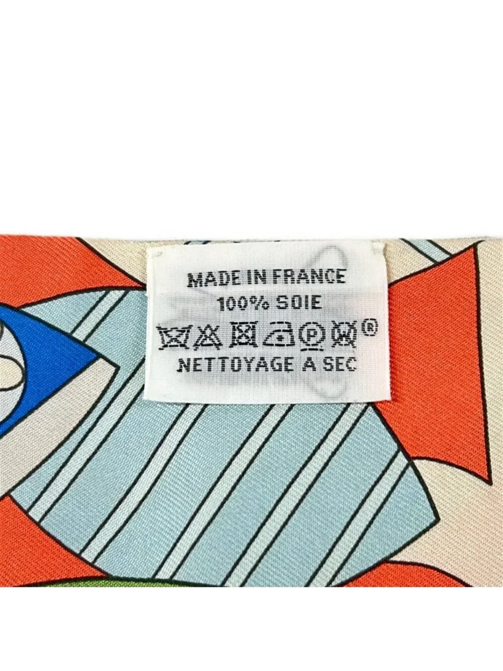 Hermes Scarf Twill Ivory Multi Ribbon les Murmures de la Foret - Picture 3 of 7